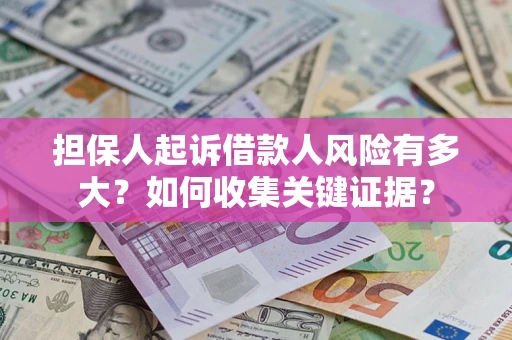 济南担保人起诉借款人风险有多大？如何收集关键证据？