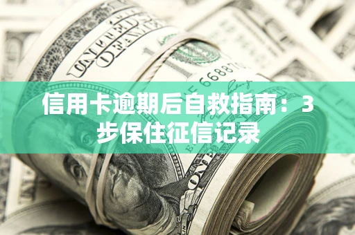济南信用卡逾期后自救指南：3步保住征信记录