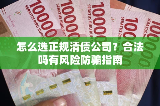 济南怎么选正规清债公司？合法吗有风险防骗指南