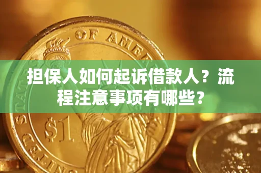 济南担保人如何起诉借款人？流程注意事项有哪些？